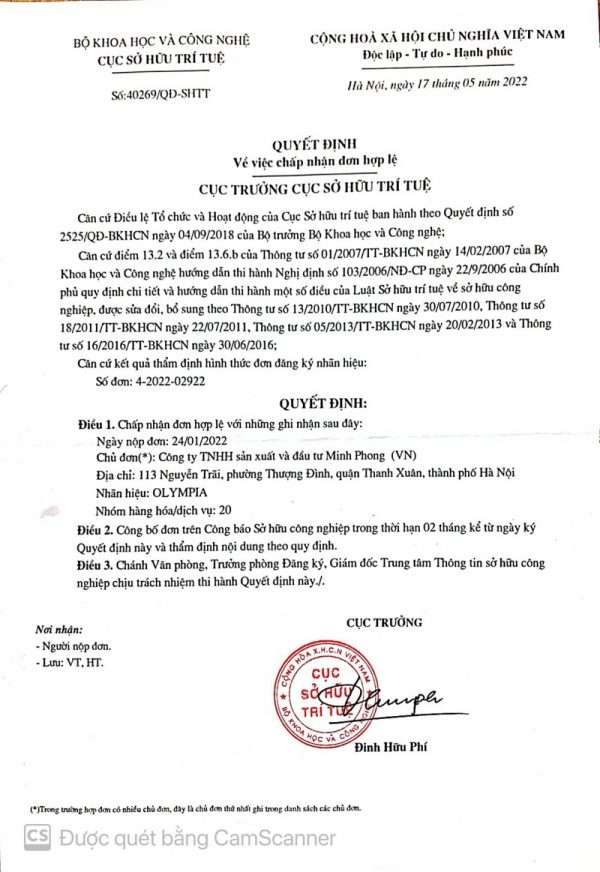 chap nhan don hop le olympia 600x872 1
